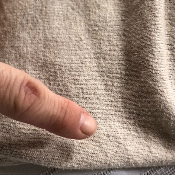 Long Oatmeal Coloured Cardigan with Funky Pockets - Picture 13 of 15